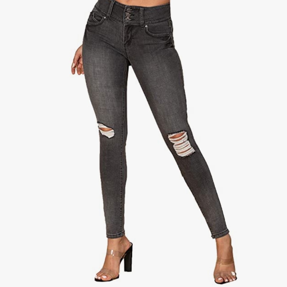 EUC Black Skinny Jeans - Stretchy!